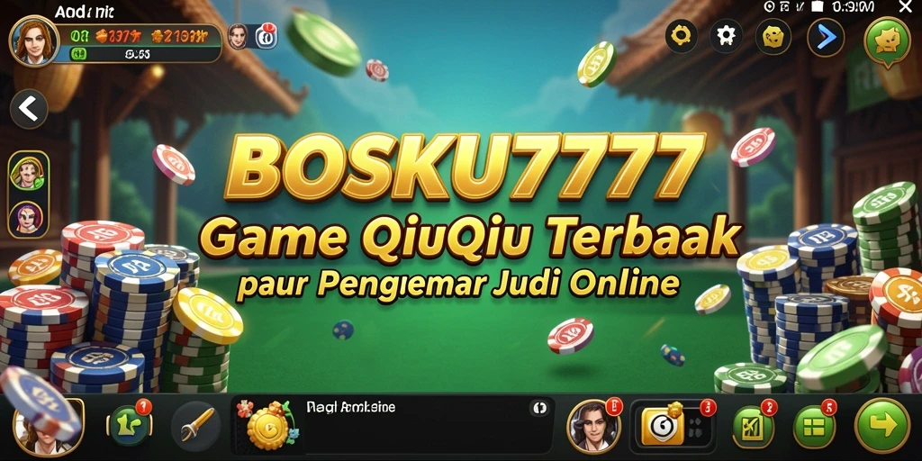 Tangkapan layar gameplay QiuQiu di BOSKU777 yang mengasyikkan.