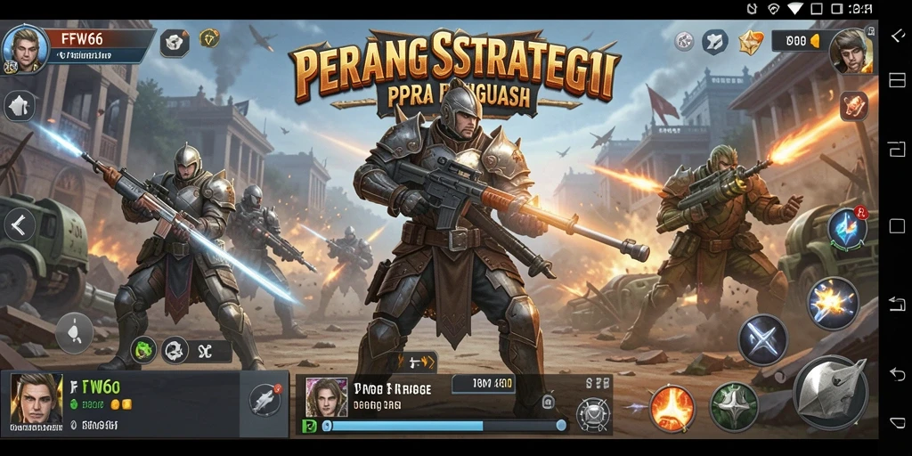Tangkapan layar gameplay <strong>FW66</strong> menunjukkan aksi pertempuran seru.