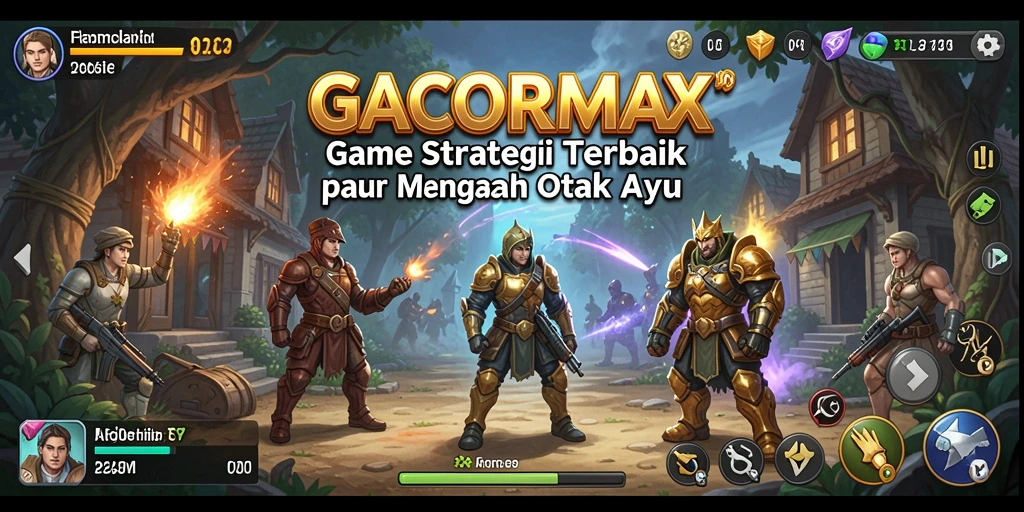 Tampilan gameplay GACORMAX yang menegangkan dan penuh strategi.