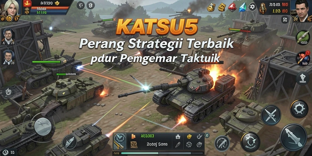 Tampilan menarik dari gameplay KATSU5 yang mendebarkan.
