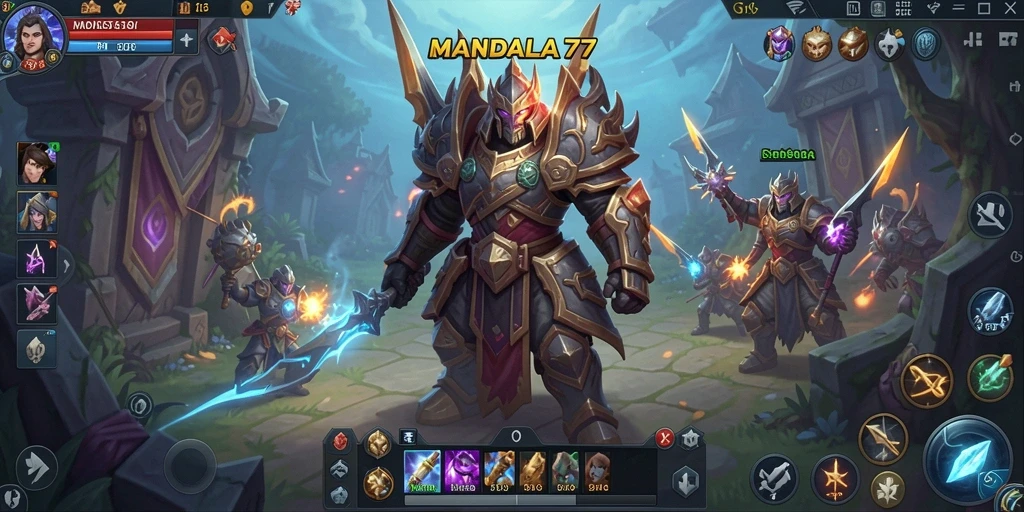 Tampilan gameplay <strong>MANDALA77</strong> yang memukau dan penuh strategi.