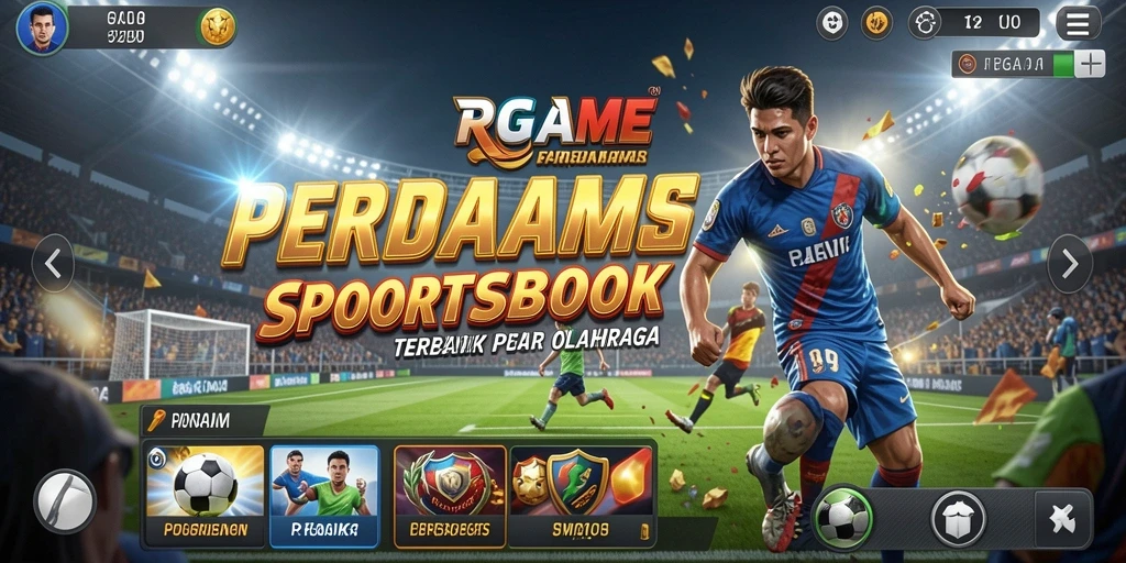 Tampilan antarmuka RPGAME dengan berbagai pilihan taruhan olahraga.